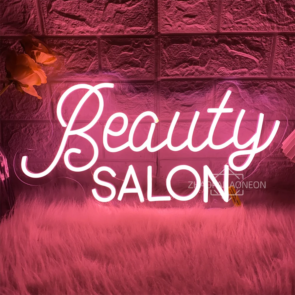 

Beauty Solon Neon Led Signs Beauty Room Bedroom Decoration Neon Lights Nail Solon Room Wall Decor Neon LED Business Sign
