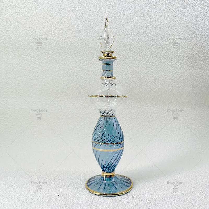 Egyptian Specialty Perfume Bottle 15cm Essential Oil Bottle Travel Souvenirs Glass Ornaments Home Decoration