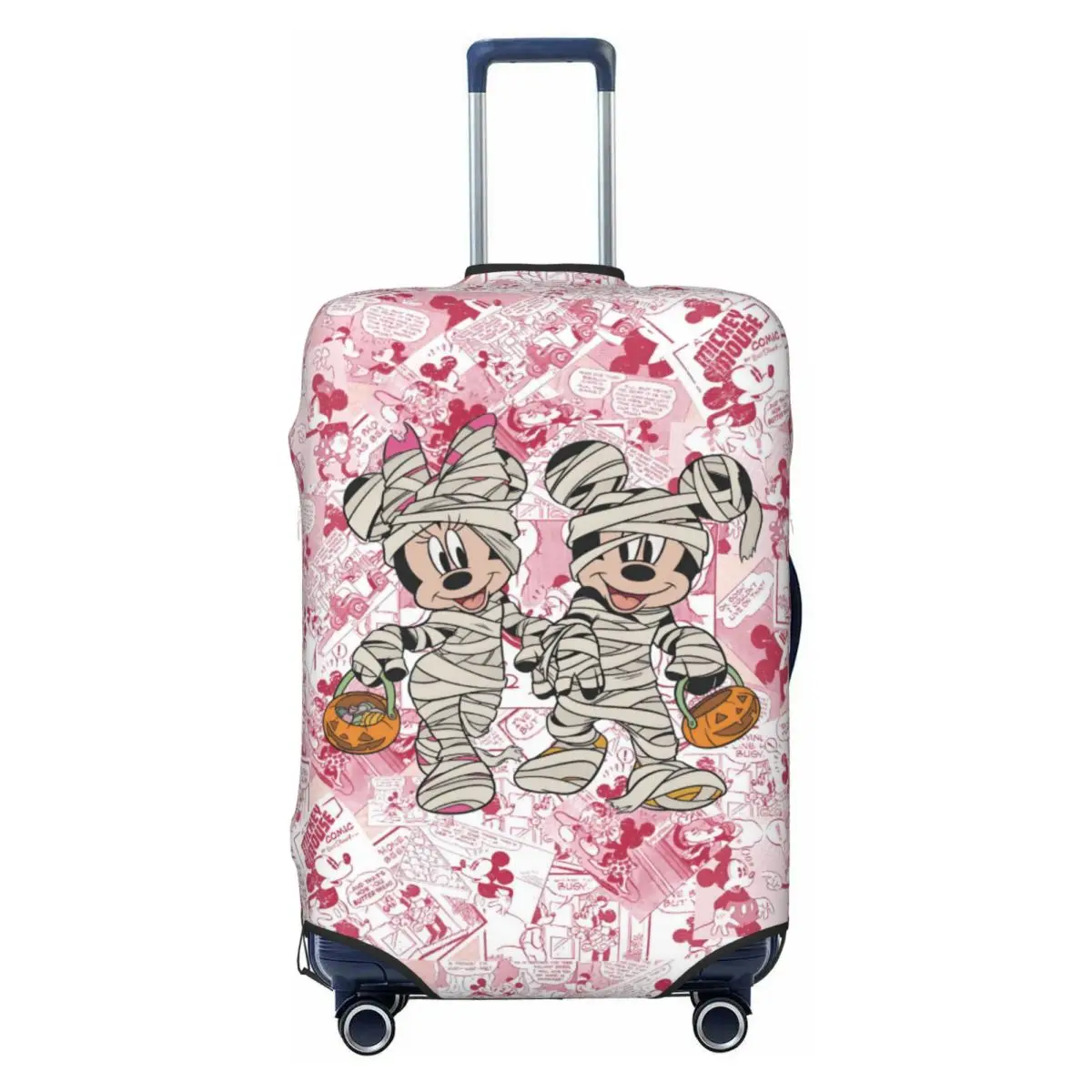 

Custom Funny M-Mickeyes Mouse Collage Cartoon Luggage Cover Protector Dust Proof Travel Suitcase Covers