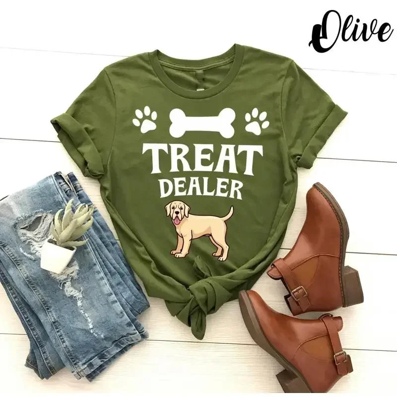 Treat Dealer Chow Mix Dog Trainer T Shirt Funny Lover Pet Training Humor