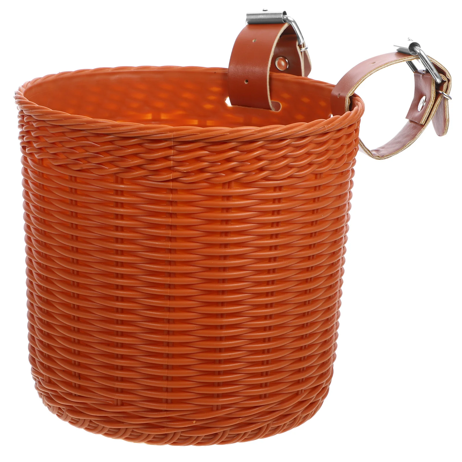 

Bicycle Front Basket Large Capacity Sturdy Plastic Bike Handlebar Basket For Vegetable Storage Durable Cycling Front Bikes
