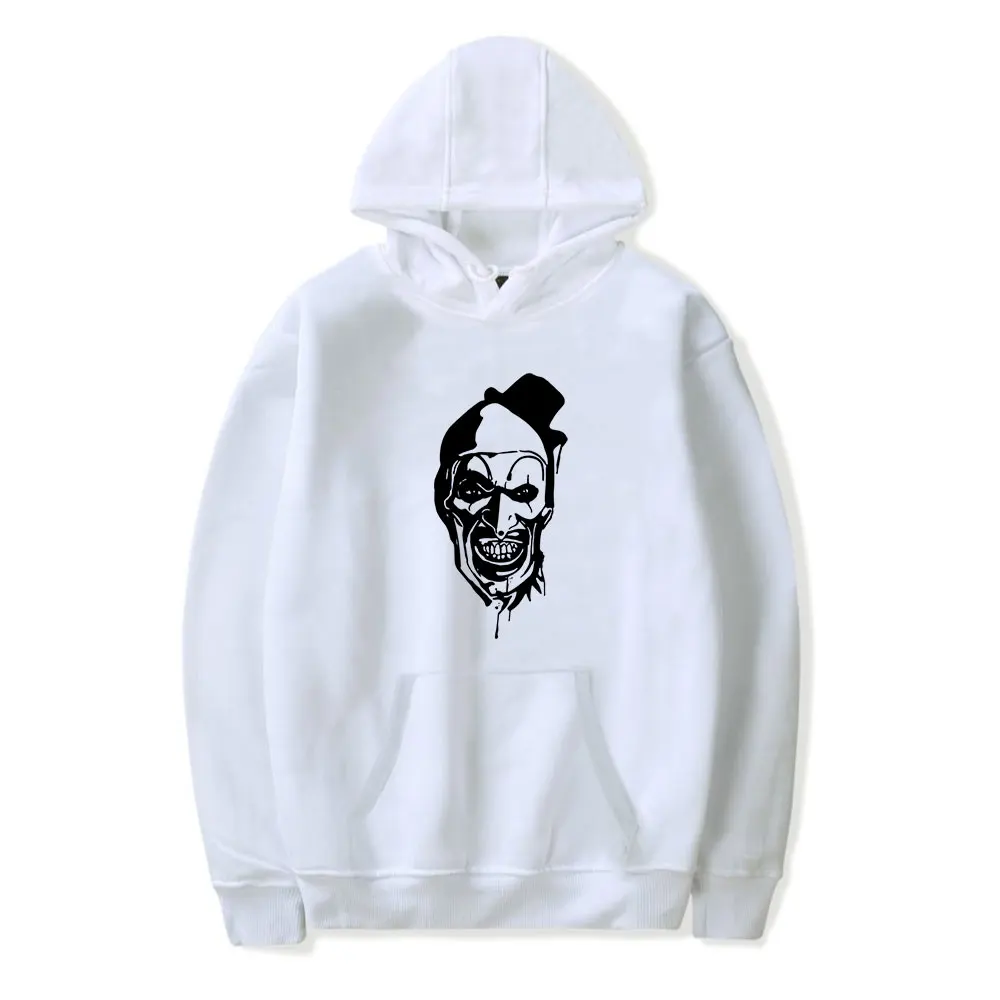 المرعب الفن المهرج هوديس ميرش النساء الرجال أزياء عارضة طويلة الأكمام بلوزات البلوز ملابس خارجية