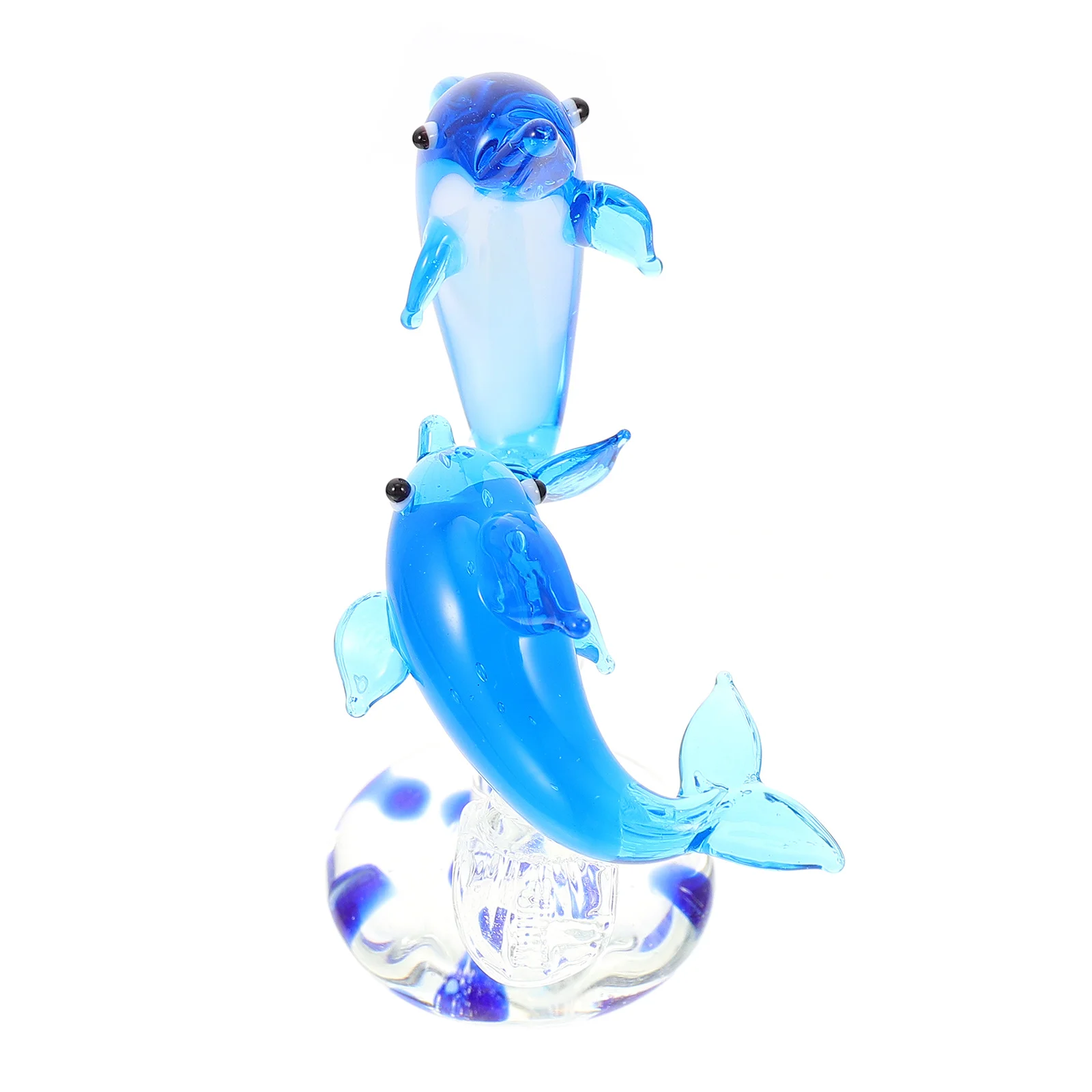 

Premium Glass Dolphin Desktop Adornment for Indoor Decorative Use Exquisite Design Tabletop Decoration Gift Idea