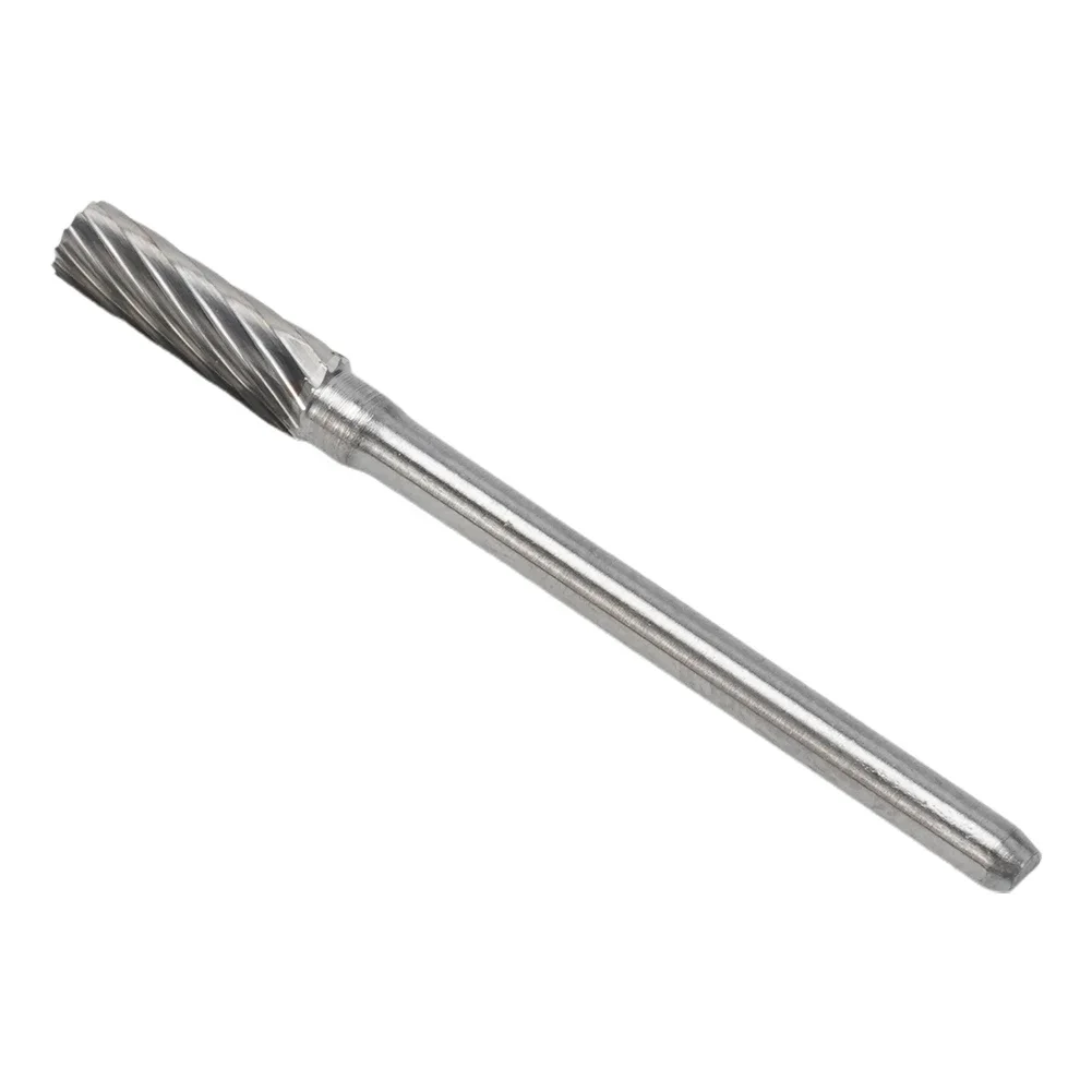 Rebabas rotativas en forma de chaflán y escultura con estas rebabas rotativas de carburo cementado tipo A de 3x3mm para fabricación de joyas