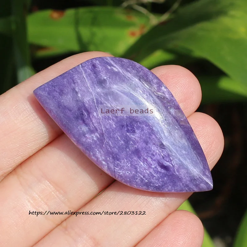 Natural Charoite Real Gem Stone Pandent ,100% Natural Guarantee, For DIY Jewelry Making !