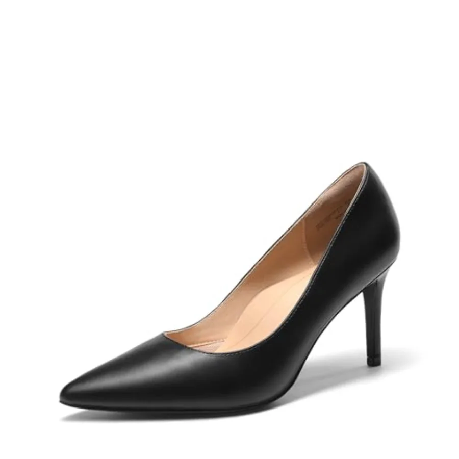 

DREAM PAIRS Women's High Heels Pump Closed Pointed Toe Slip On Stiletto Dress Shoes Fashion Wedding Bridal Work Office Comforta