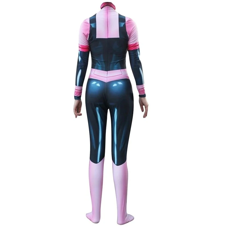 My Hero Academia OCHACO URARAKA Cosplay Costume Kids Bodysuit Halloween Fancy Jumpsuit