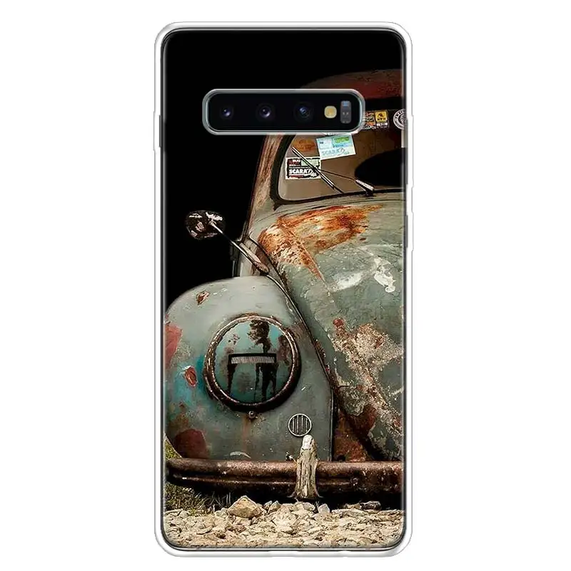 Classic Vintage Old Retro Car Phone Case For Samsung A55 A35 A25 A15 A05S A04 A04S A14 A24 A34 A54 M11 M12 M21 M30S M31 M31 M5