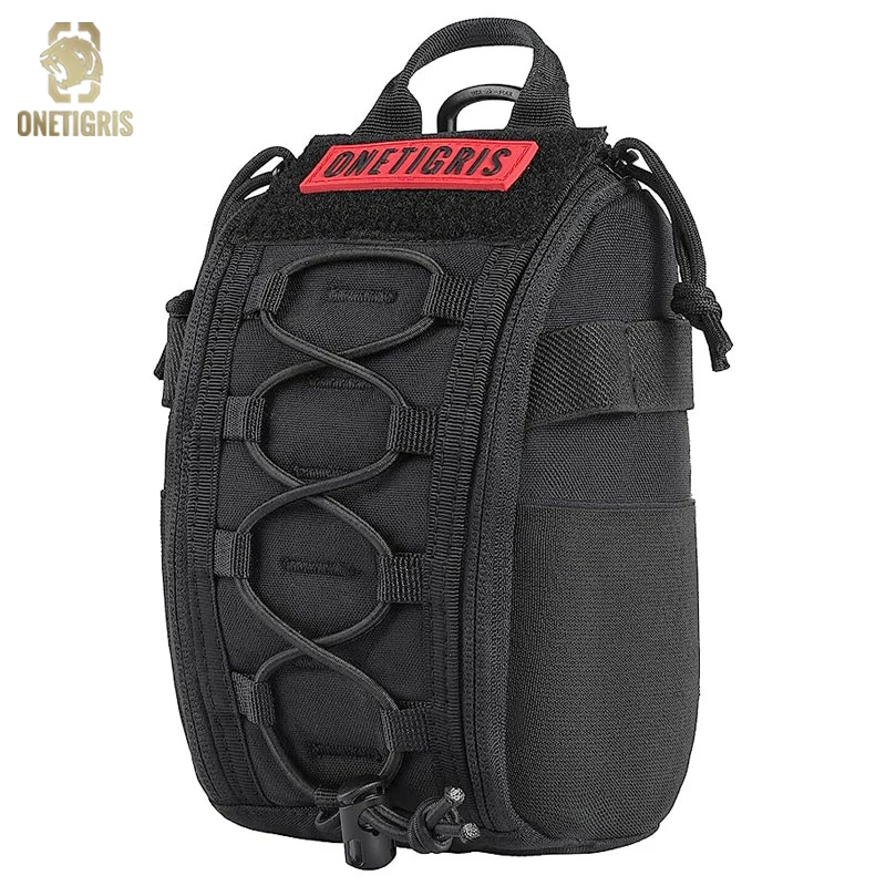 ONETIGRIS Paquete de bolsa médica de primeros auxilios, Kit médico de desmontaje rápido EMT, bolsa de primeros auxilios táctica EDC Airsoft, bolsa