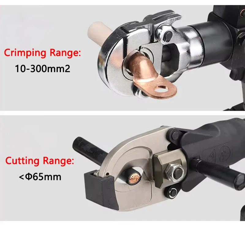 Electric Hydraulic Pliers Wire Cutting and Crimping Pliers Dual Purpose Machine Cable Cutter/Cable Crimping Two Functions