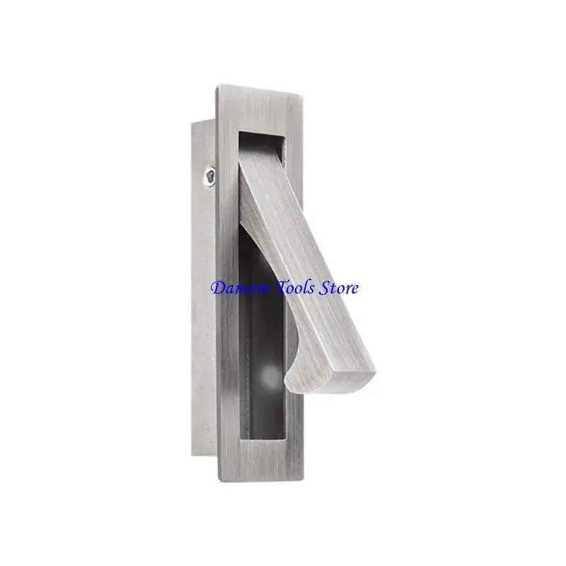 57BE Press Lift Pocket Door Pull Handle with 304 Steel Finger Flush Finger Hardware