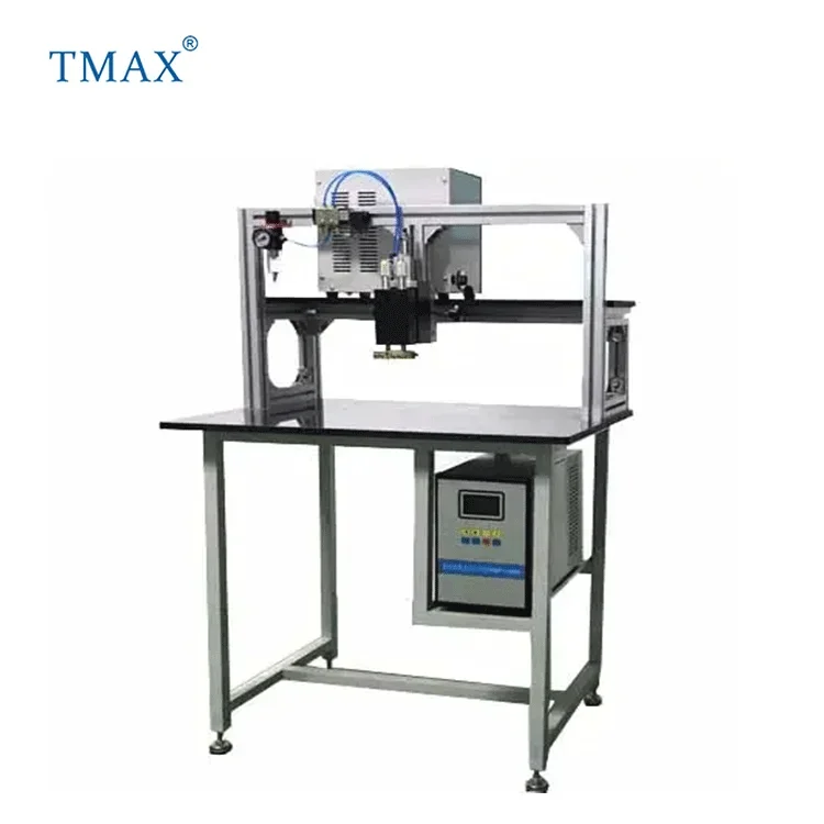 TMAX Brand Li Ion Battery Pneumatic DC Tab Spot Welder Welding Machine With Continuous Welding Mode For 18650 Cells