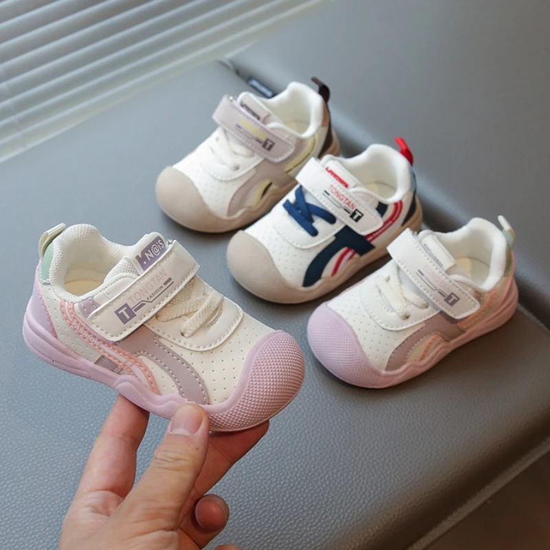 Child walking shoe2026new Korean version girl soft sole single shoe casual girl anti slip student travel shoe child walking shoe
