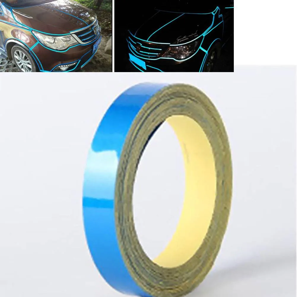 Roll Stripes Car Sticker Waterproof Optional Color 10 Mm X 5m Backing Disassemble Material Corners Roll Stripes
