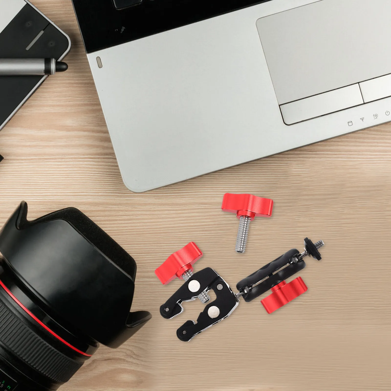 4Pcs Lightweight Camera Cloud Platform Screws T-Shape Thumb Screws Threaded Knobs for Fast Adjustment and Clamping