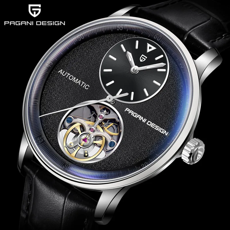 

PAGANI DESIGN Luxury Men's Automatic Mechanical Watches Top Brand 42MM Skeleton Stainless Steel Waterproof Multi Time Zone Clock