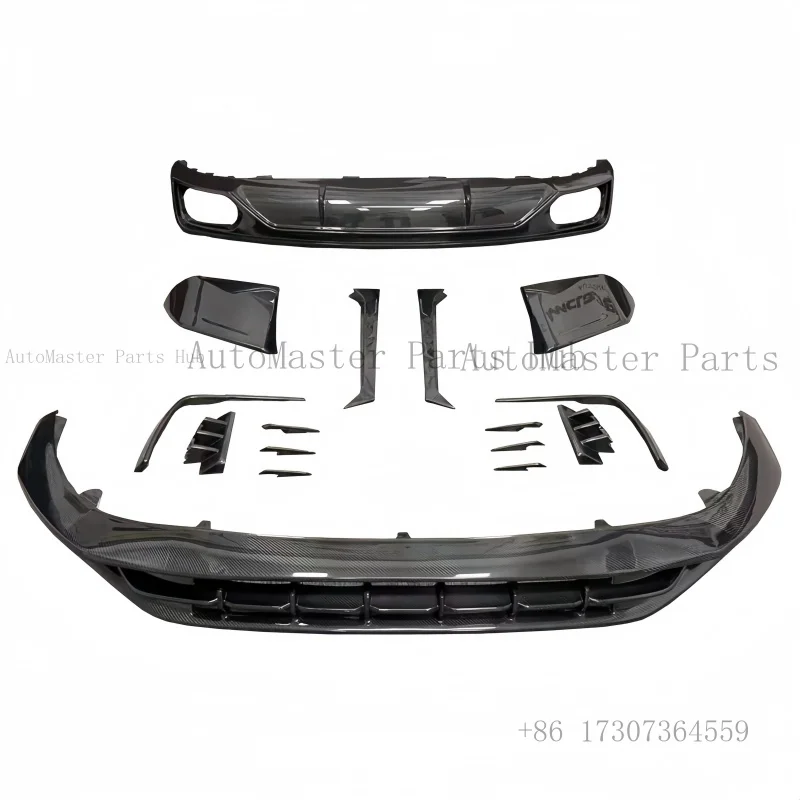 Suitable for Audi Q8 Upgrade and Facelift with Genuine Carbon Fiber Material Small Surround Complete Body Kit