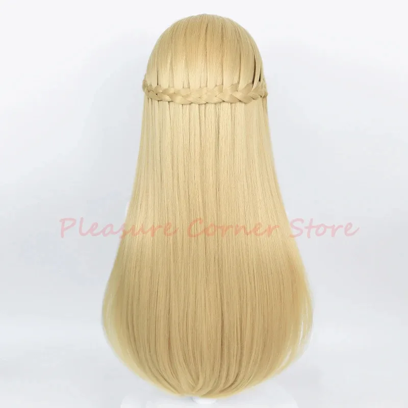 Genshin Impact Fischl 코스프레 버전 원 미드나잇 드림 가발 땋은 내열성 미리 스타일링된 가발