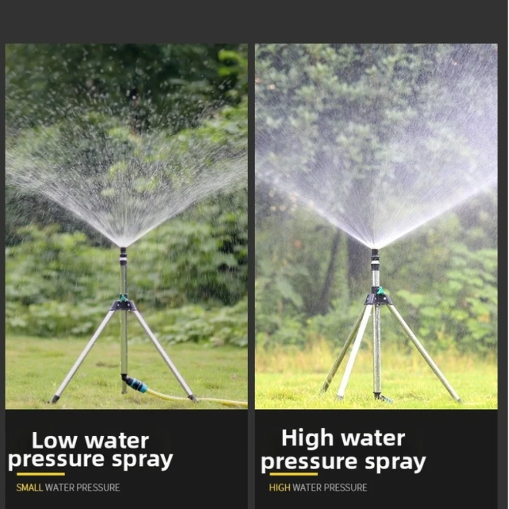 Rotating Garden Sprinkler Lawn Irrigation Spray For Outdoor Landscaping 12 Meter Spray Diameter Abs Construction Material