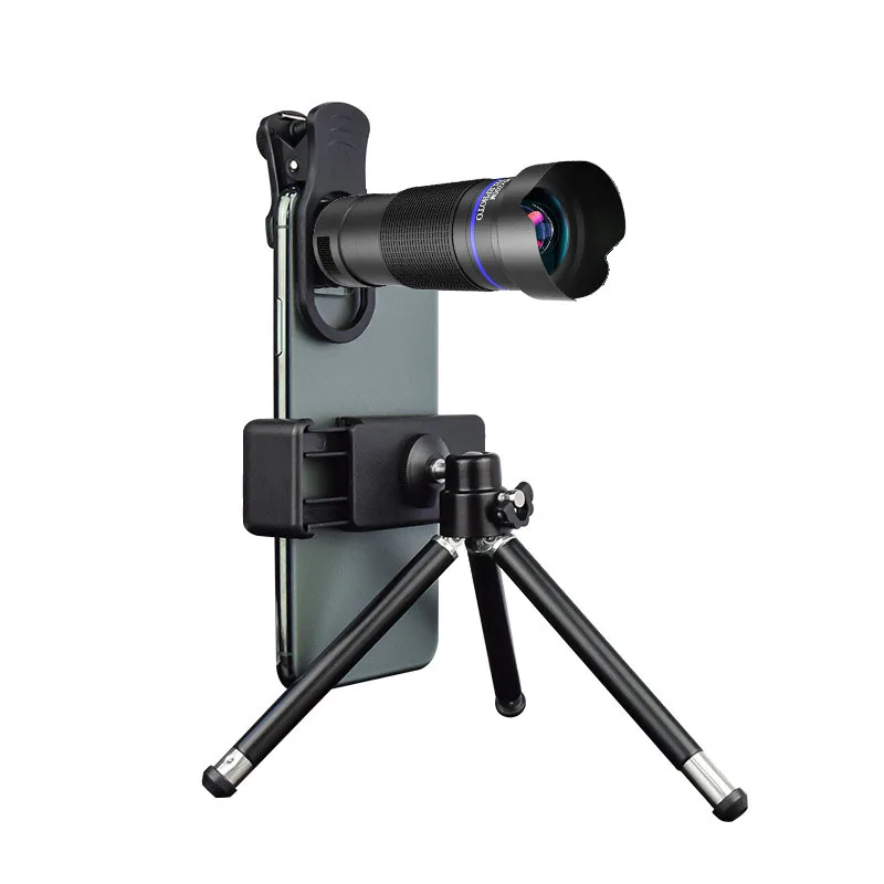 

Телеобъектив для телескопа с 36-кратным зумом, универсальный объектив для камеры телефона, HD-монокулярный объектив для телескопа для съемки на открытом воздухе