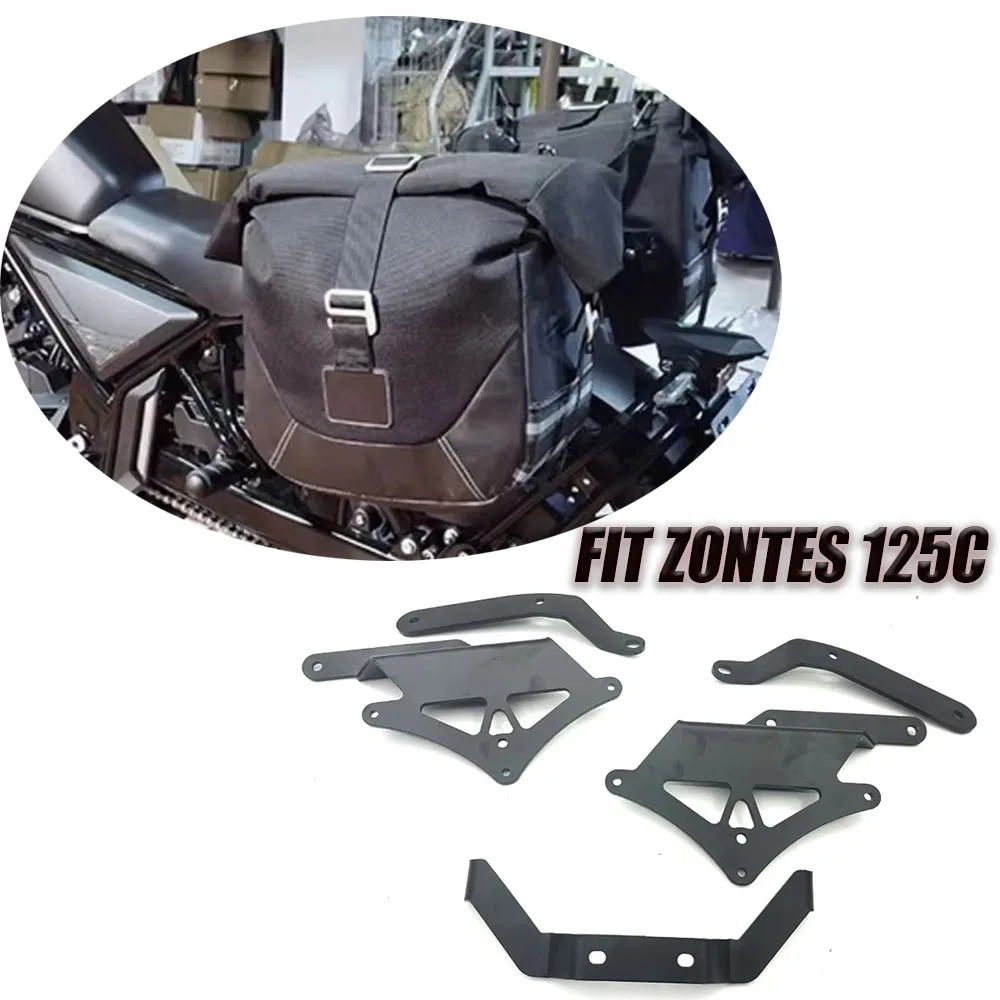 New Accessories   Saddlebags Saddlebag Travel Placement shelf Luggage Carrier Fit ZONTES 125C C125 125 C  Saddle Bag Side Bag