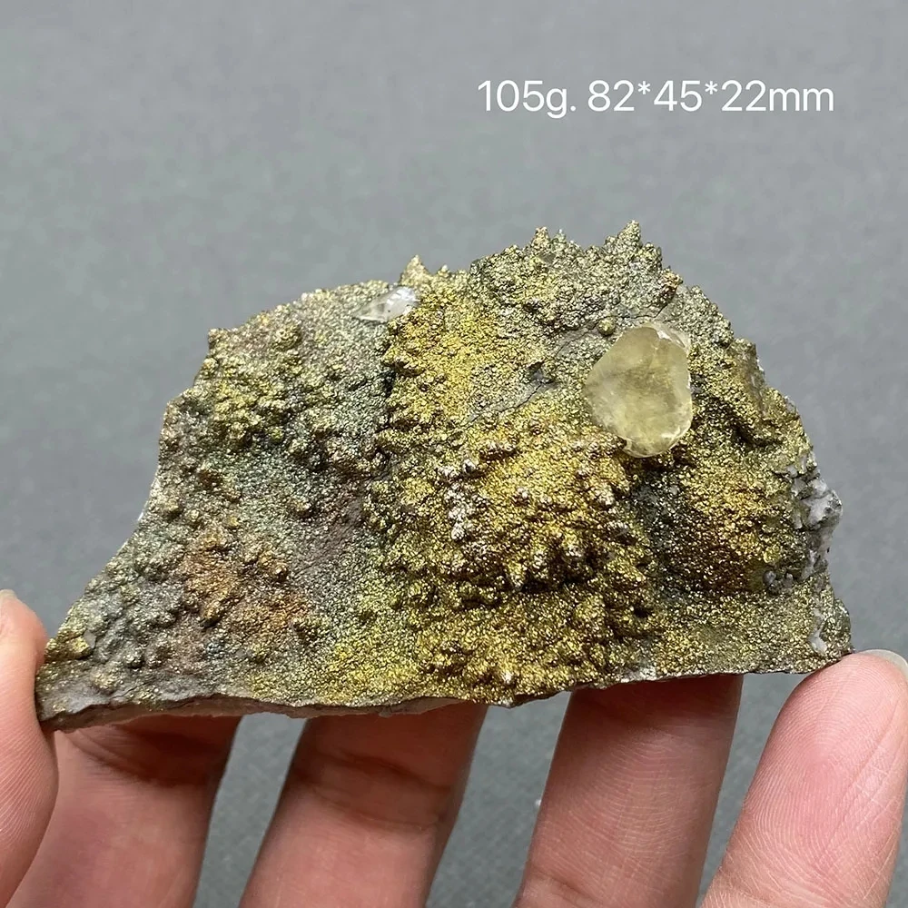 

100% натуральный желтый кальцит и халькопирит, оригинальные образцы минералов камня, коллекция целебных кристаллов и драгоценных камней.