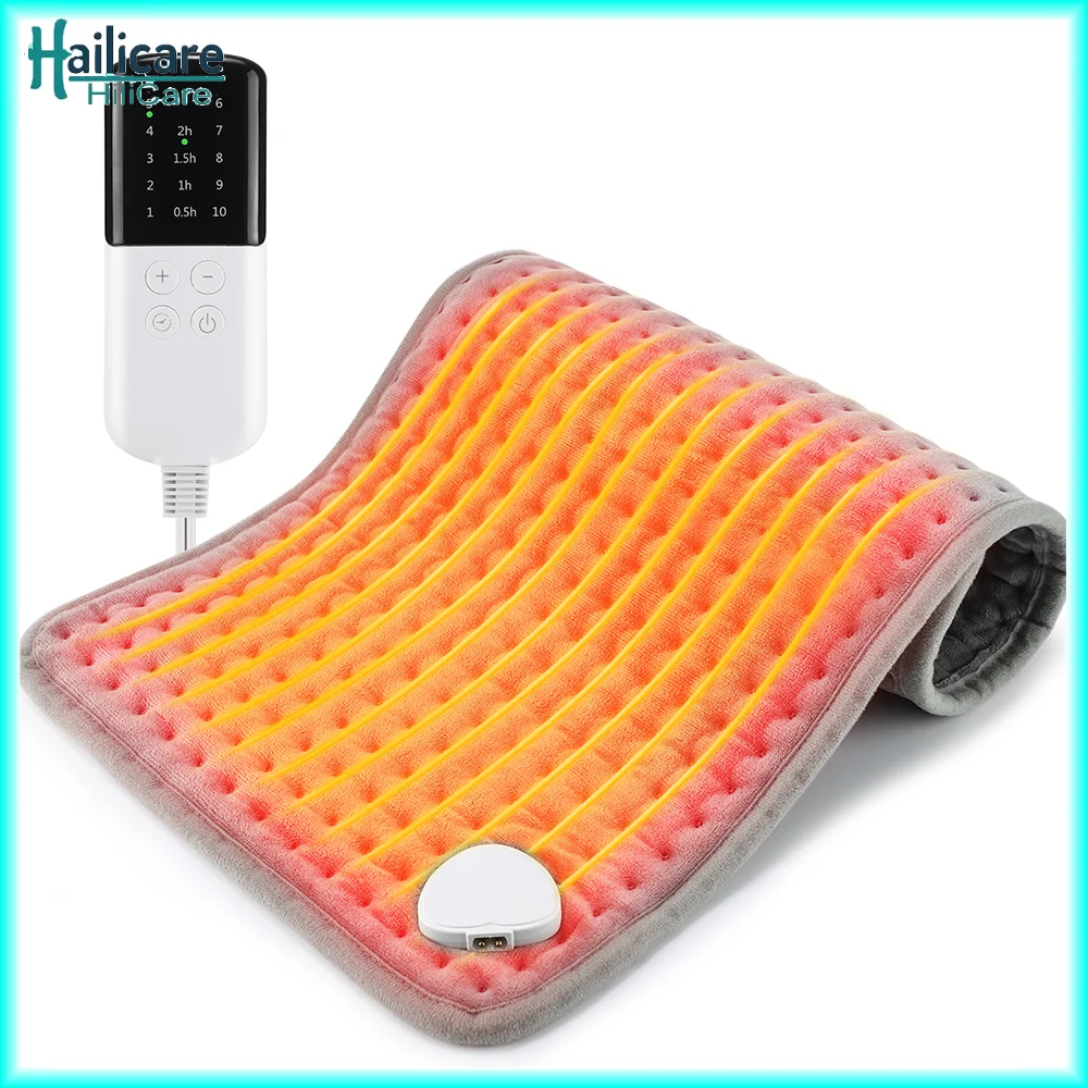 

Electric Heating Pad Shoulder Back Leg Pain Relief Physiotherapy Winter Heater Timed Temperature Control Heating Blanket Mat