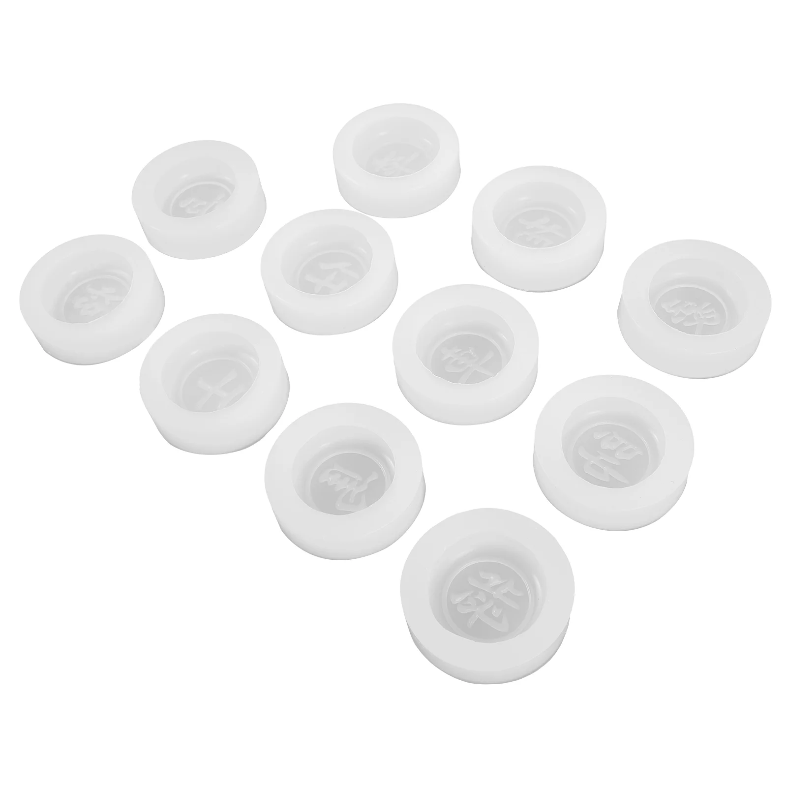 

11 Pcs Chess Mold Silicone Molds for Chocolate Making Silica Gel DIY Fondant Bake Ware