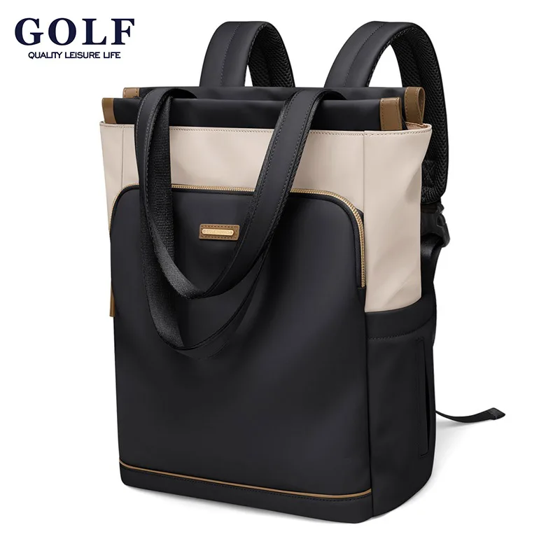 

GOLF QUALITY Oxford Cloth Backpack Large Capacity Waterproof 15.6 Inch Computer Tote Bag Lightweight Casual Commuter Handbag