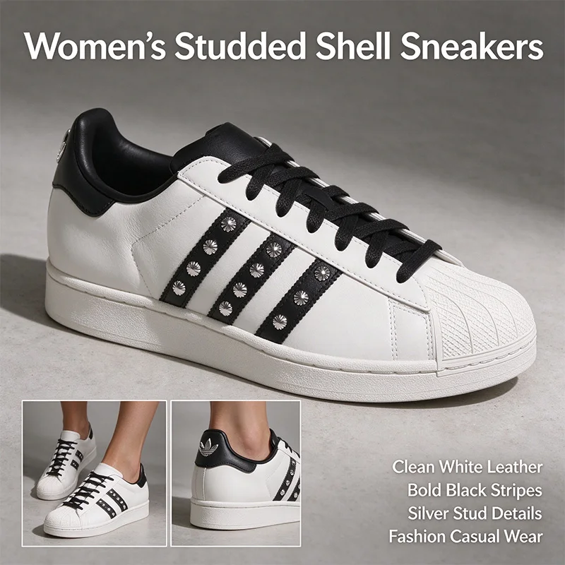 Adidas Originals SUPERSTAR II KK2894 Superstar Low Top Skate Shoes White Black Silver Leather Casual Sneakers Free returns