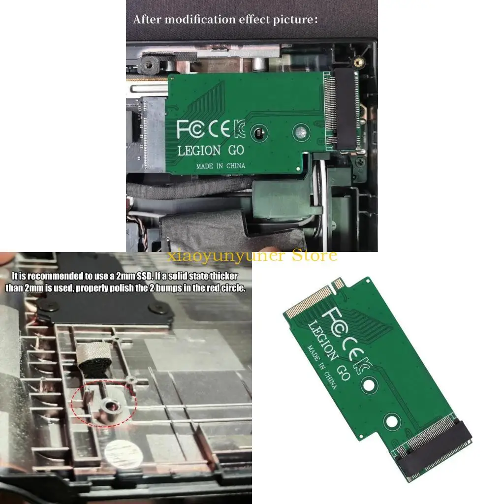 

P9JB M.2 2242 до NVME 2280 Конвертер Совет по модификации жесткого диска для легиона Go