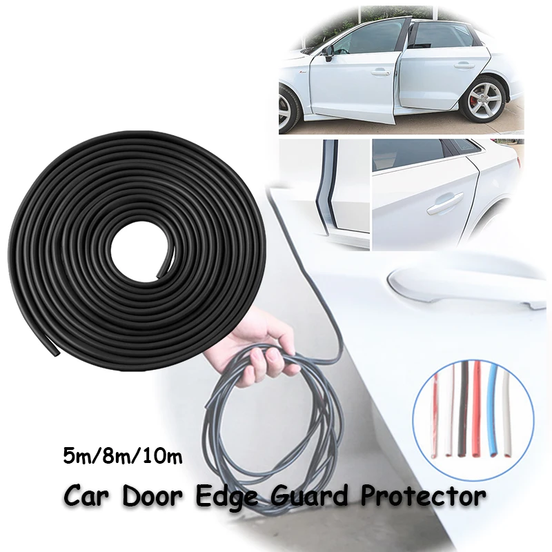 

Car Door Edge Guard Protector Trim Vehicles Bumper Protection Outdoor Grille Window Seal Rubber Trim 5m/8m/10M