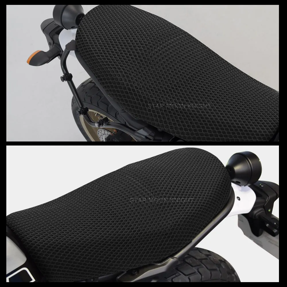 For Yamaha XSR700 XSR 700 Legacy Breathable Waterproof Honeycomb Mesh Seat Cushion Cover Motorcycle Accessories