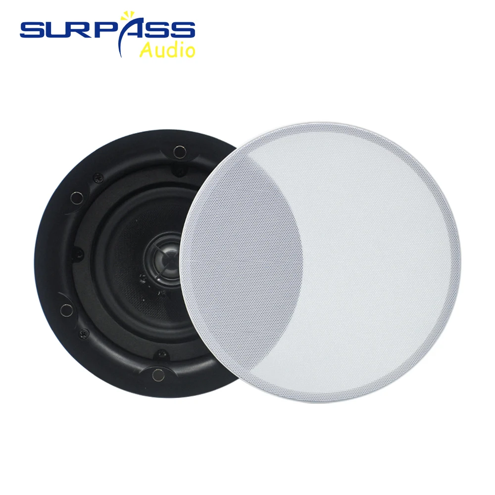 6inch Coaxial Ceiling Speaker 30W Home Theater Broadcast Loudspeaker Public Address System Background Music Indoor Roof Speaker