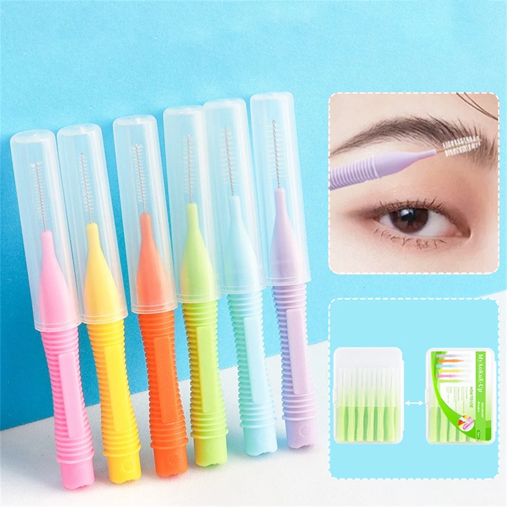 20 ชิ้น Mini แปรงคิ้วแบบใช้แล้วทิ้ง Brow Perm แปรงขนตายกอุปกรณ์หวีขนตา Lash Extension อุปกรณ์เสริมเครื่องมือแต่งหน้า