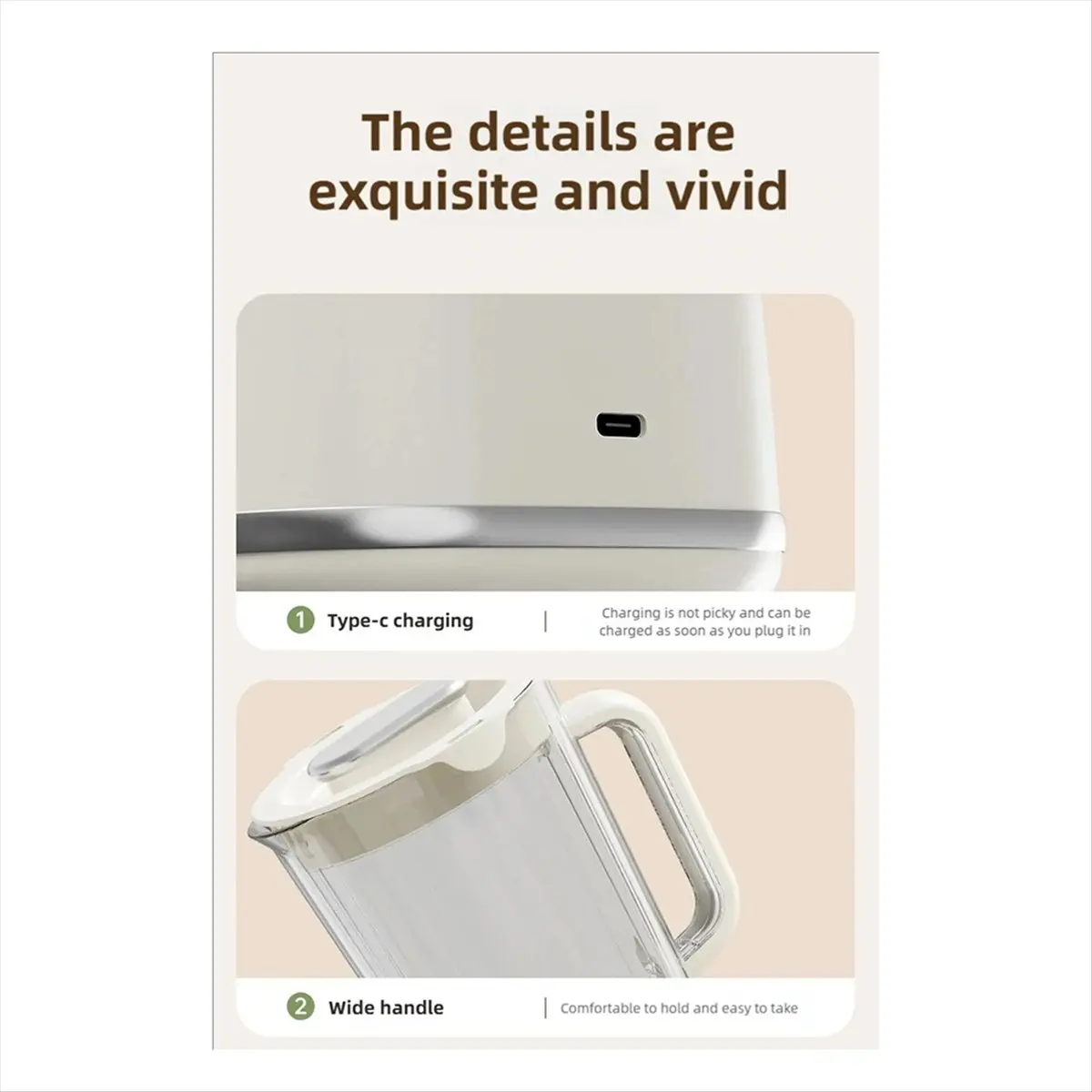 New 10 Blades Home Blender 3000mAH Multifunctional Juicer Ice Crusher Juice Extractor High Juice Rate Kitchen Tools A