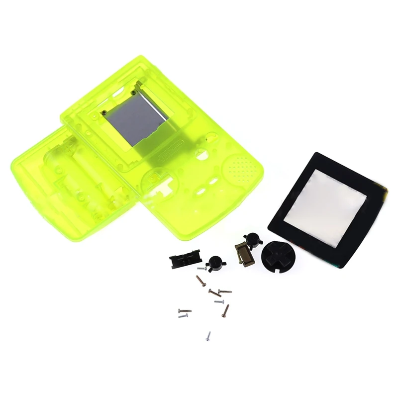 Housing Shell Housing Case Glow Luminous Housing Shell Fluorescent Case For GBC Console Case Cover With Buttons Set Dropship