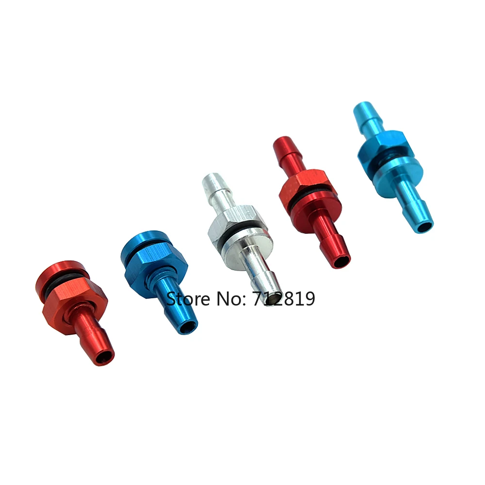 5 قطعة M6 المياه فوهة الألومنيوم استنزاف منفذ فوهة مياه التبريد الحلمة صنبور ل RC طائرة قوارب DIY ربط الملحقات
