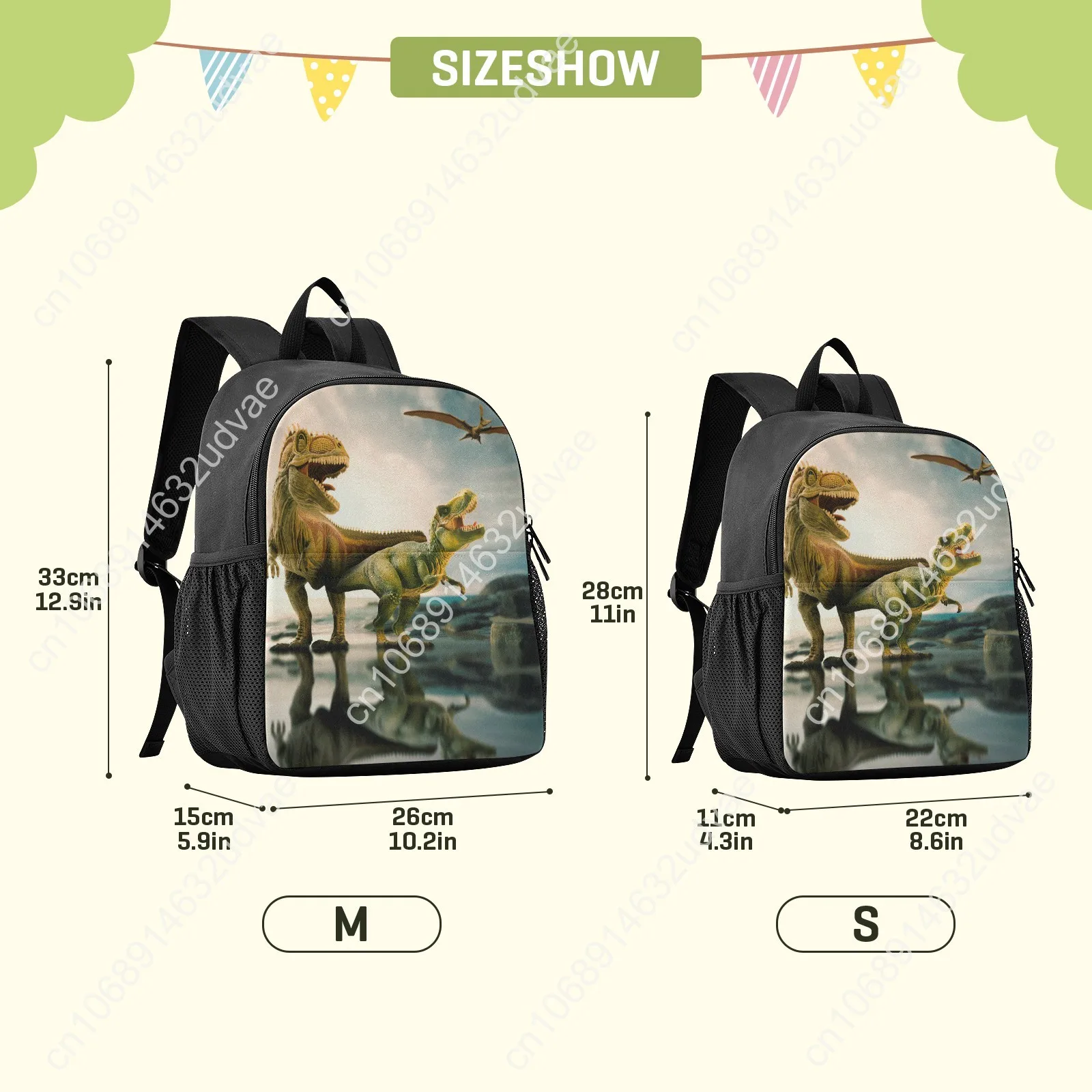 Mochila Dinossauro Ryvy para Crianças, Toddler School Bags, Kindergarten Preschool Bag para Crianças, Dino Schoolbag para meninos e meninas, 2 a 6 anos de idade