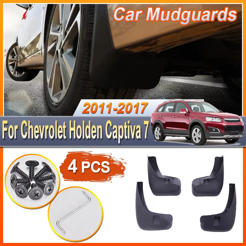 

For Chevrolet Holden Captiva 7 2011~2017 Waterproof Car Mudguards Mudflap Splash Guards Flaps Fender Splash-proof Accessories