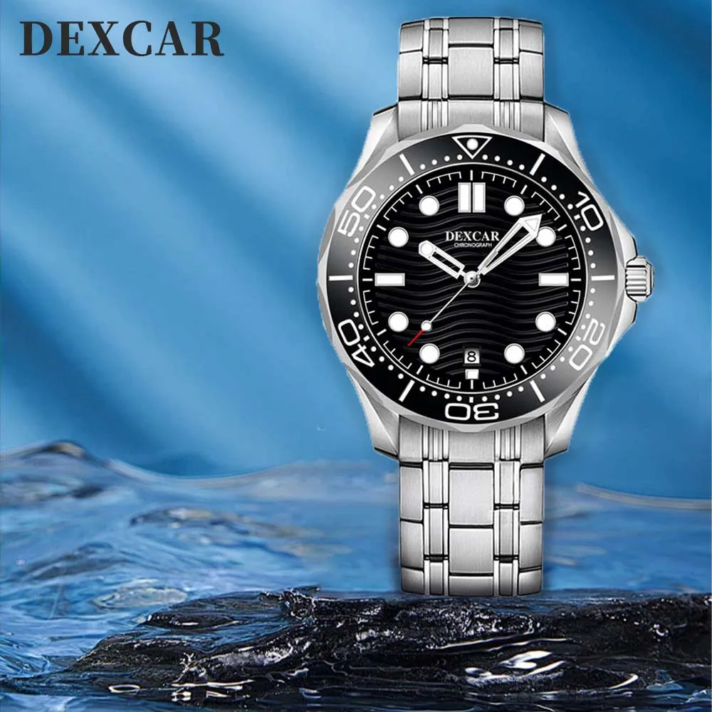 New Men's Quartz Watch for Business and Casual Wear Waterproof and Glow-in-the-Dar Perfect as a Holiday Gift