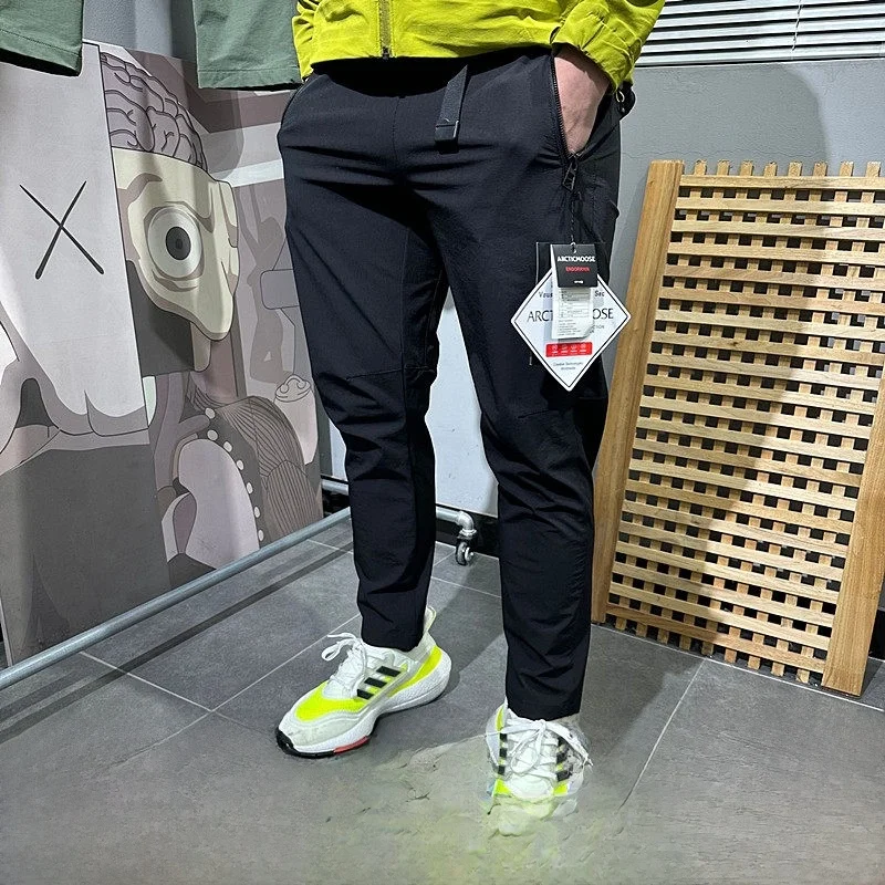 

3D Tailoring Outdoor Casual Lightweight Men's Workwear Bule Leisure Pants High Elastici Loose Fit Busin Casual Sle