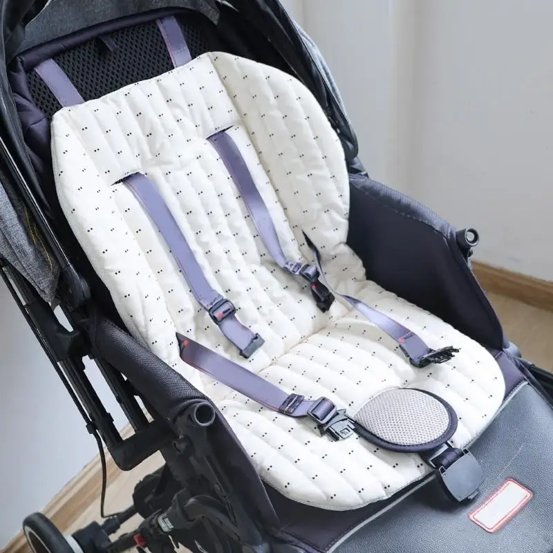 

Breathable Strollers Pad Shock Absorption Support Cushion 5-Hole Design for Four Season Enjoy Comfort A2UB