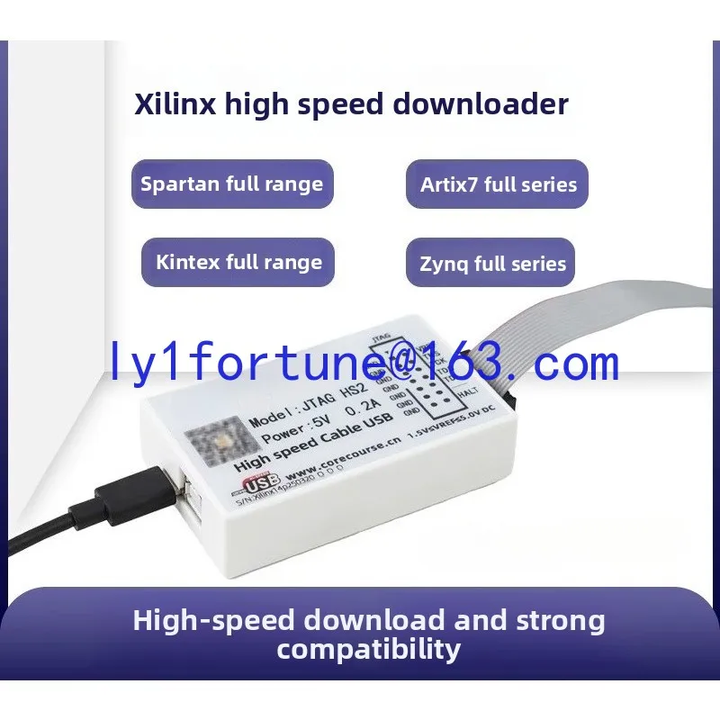 Independent ID Xilinx HS2 USB High Speed JTAG Emulator FPGA Downloader CPLD