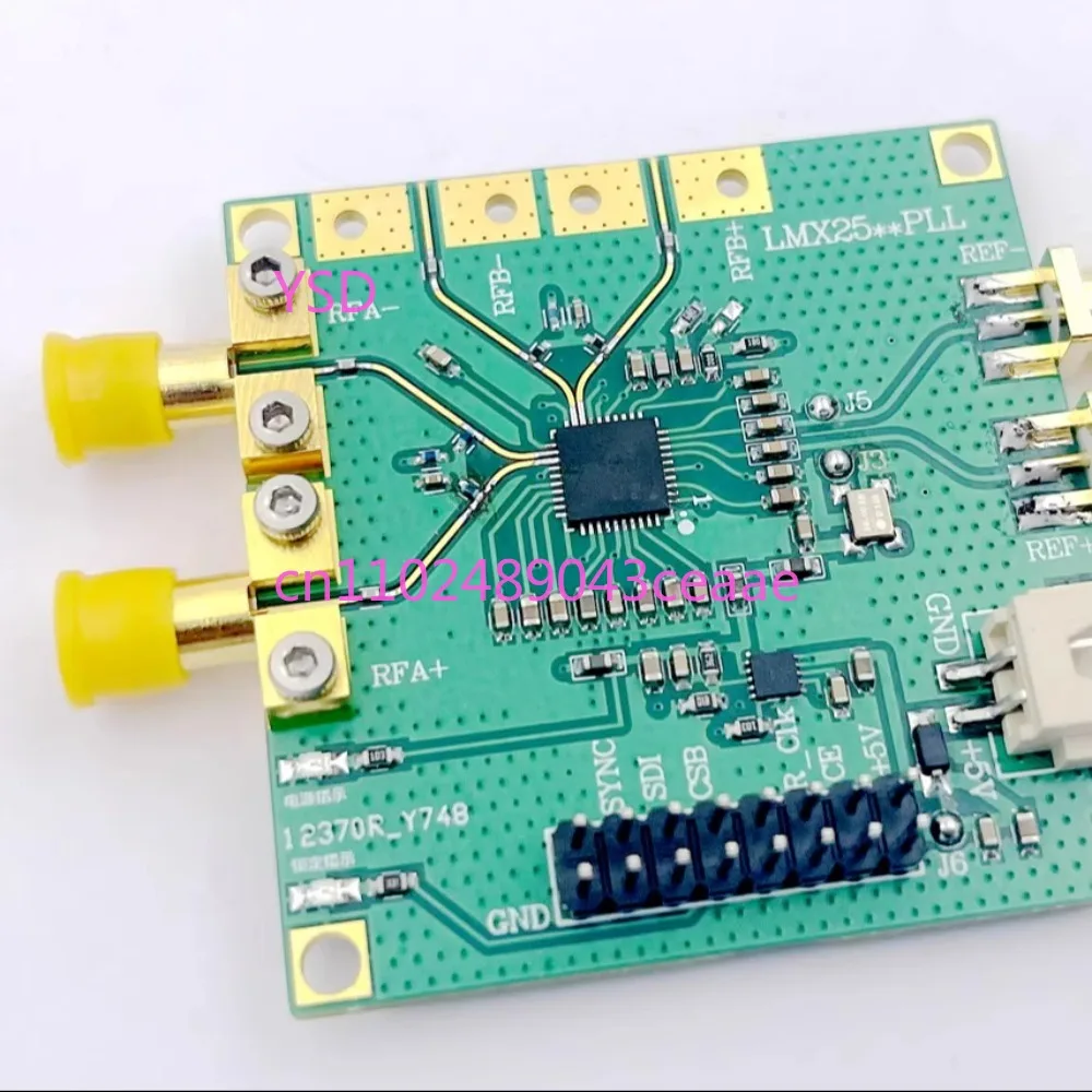 

LMX2582 Frequency Source Module (PLL, Low Noise, 20MHz-5.5GHz Broadband Output, Sweep Frequency Supported)