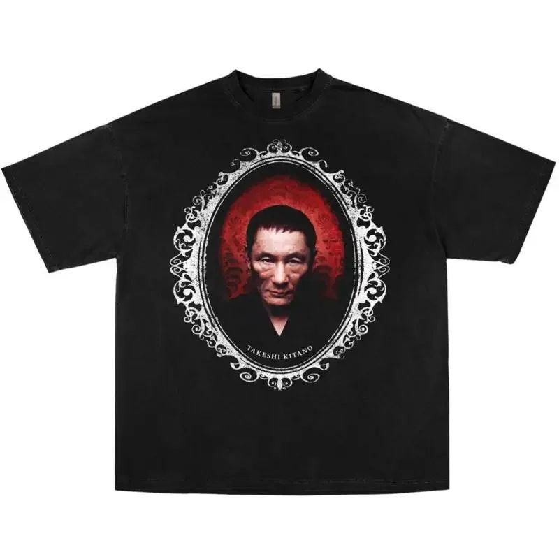 Takeshi Kitano T Shirt Size Xl Black Brother Hanabi Outrage Rare From Japan New