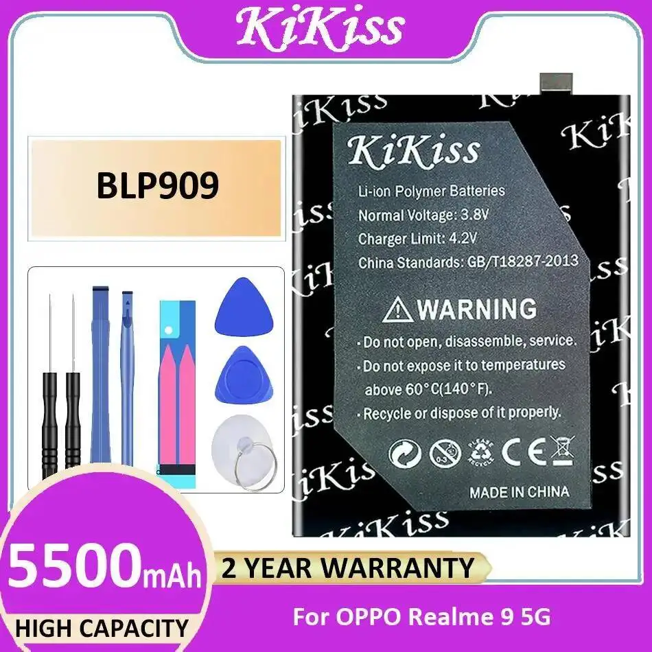 

BLP909 Premium Replacement Mobile Phone Battery For Oppo Realme 9 5G 5500Mah