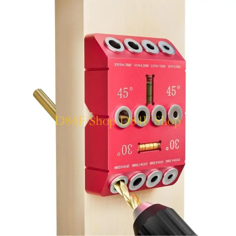 D84F High Accuracy Drill Template With Rigid Steel Bushings For Smooth Operation