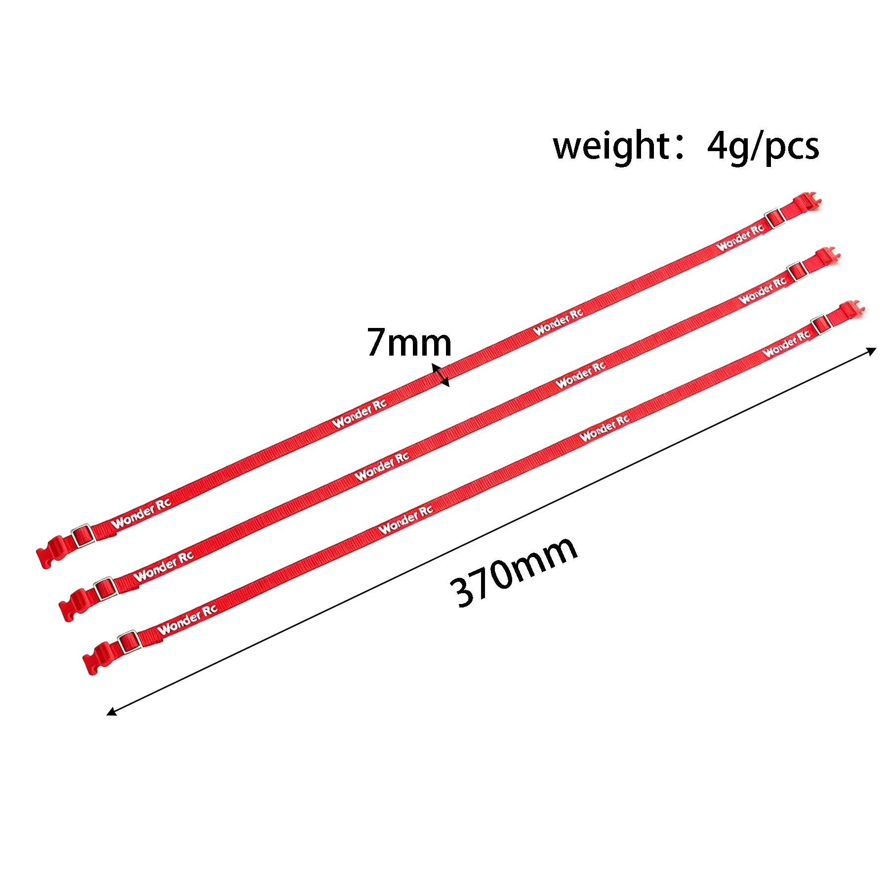 Ajrc Rc Crawler Simulated Roof Cargo Lashing Straps, Adjustable Quick Release Tie Downs For Traxxas Trx4 Axial Mjx Redcat Yikong