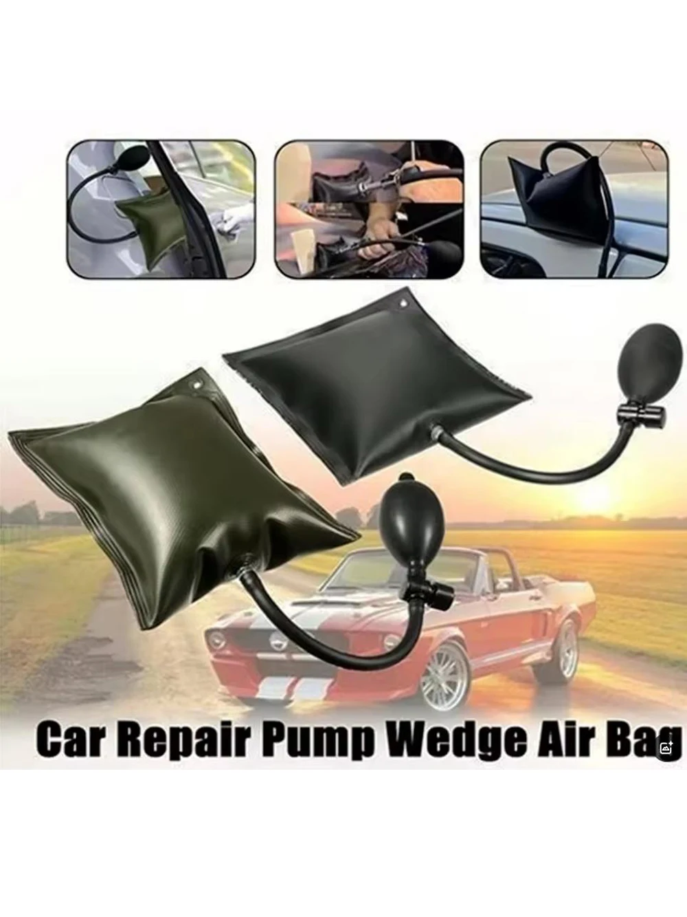 Neue Auto Tür Fenster Airbag Pumpe Keil Pad Eintrag Aufblasbare Shim Werkzeuge Professionelle Universal Luftpumpe Keil Hand Werkzeug – Detail 20